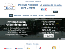 Tablet Screenshot of inci.gov.co